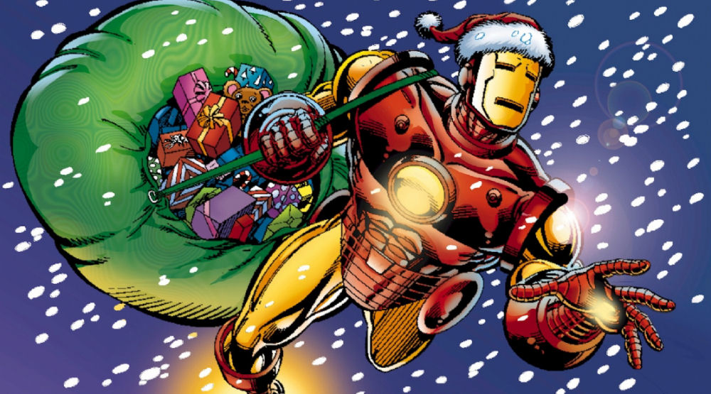 Iron Man, Tony Stark, Mikołaj, Santa, Święta, Christmas, Marvel, 2017.