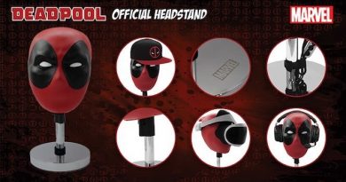 Headstand, stojak, głowa Deadpoola