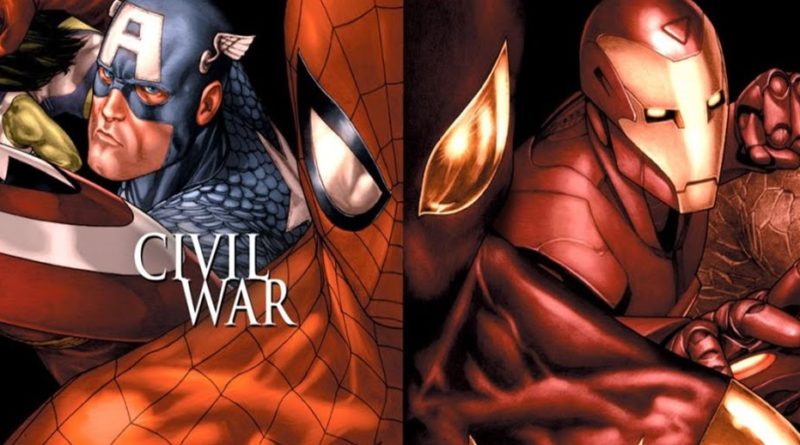 Captain America, Iron Man, Spider-Man, Civil War, Wojna Domowa